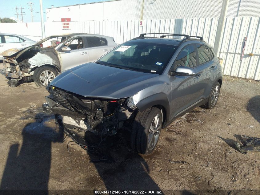 2021 HYUNDAI KONA ULTIMATE VIN: KM8K53A54MU612007