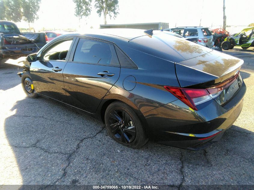 2021 HYUNDAI ELANTRA SEL VIN: 5NPLS4AG3MH035831