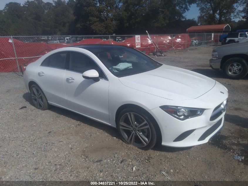 2022 MERCEDES-BENZ CLA VIN: W1K5J4GB5NN320397
