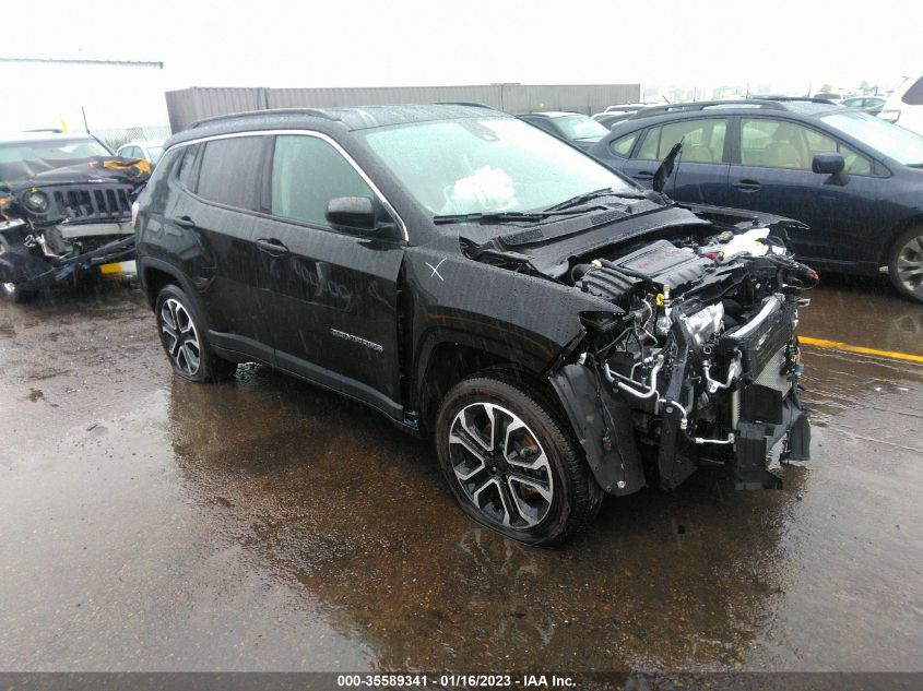 2022 JEEP COMPASS LIMITED VIN: 3C4NJDCBXNT196983