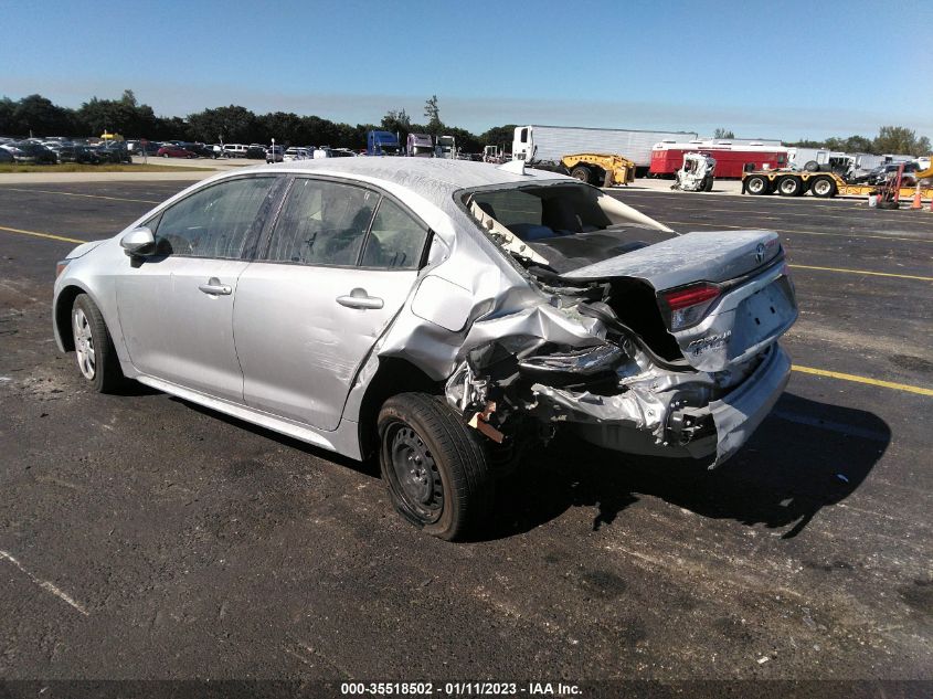 2022 TOYOTA COROLLA LE VIN: JTDEPMAE0NJ218587