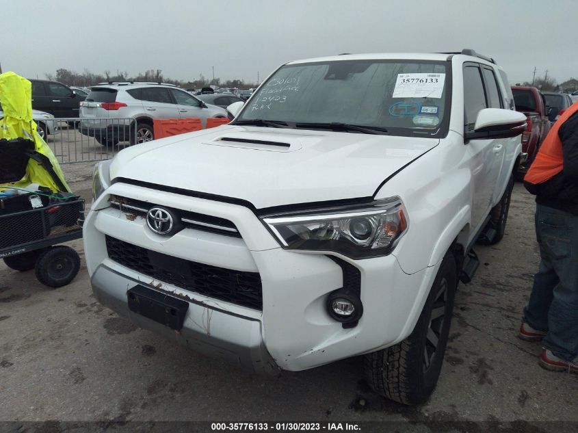2021 TOYOTA 4RUNNER TRD OFF ROAD PREMIUM VIN: JTERU5JR3M5961444