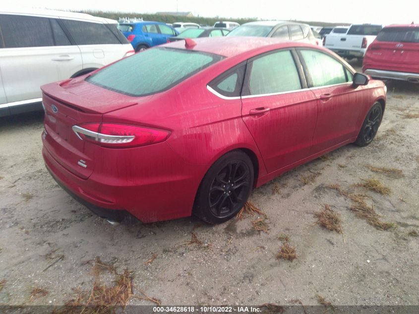 2020 FORD FUSION SE VIN: 3FA6P0HD9LR166587