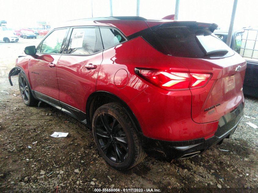 2021 CHEVROLET BLAZER RS VIN: 3GNKBKRS7MS549252