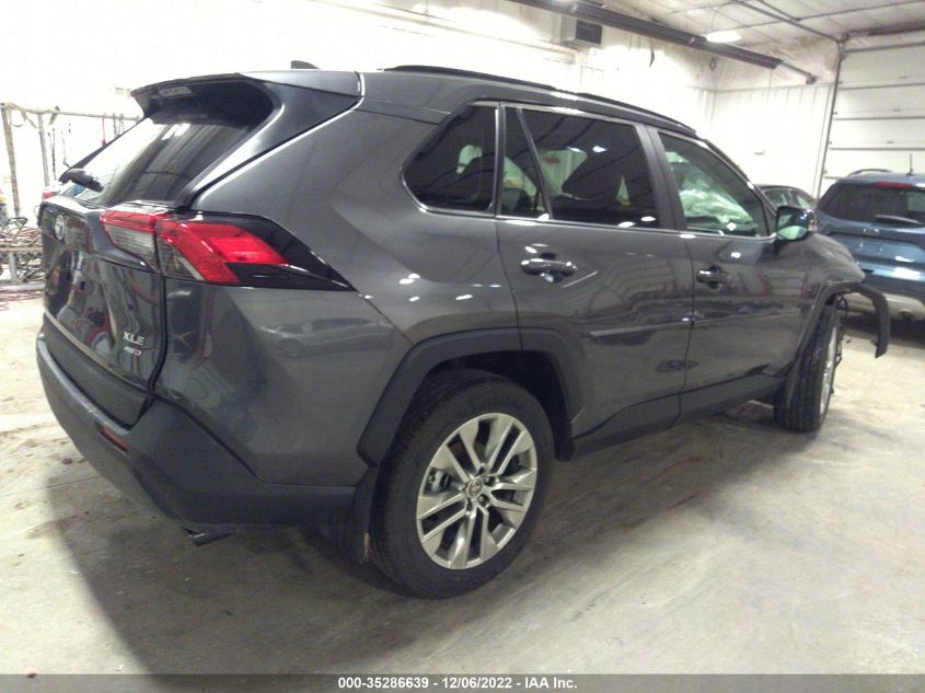 2022 TOYOTA RAV4 XLE PREMIUM VIN: 2T3A1RFV7NC299614