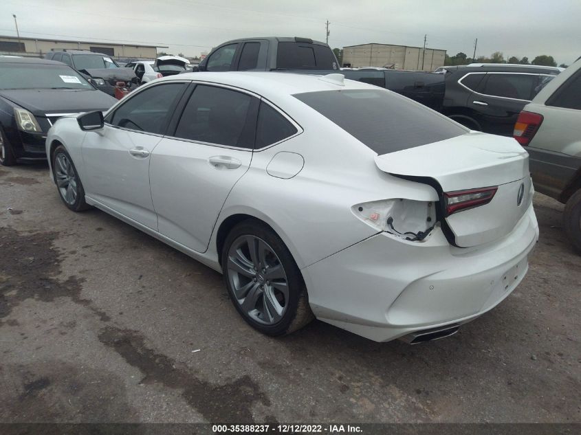 2021 ACURA TLX W/TECHNOLOGY PACKAGE VIN: 19UUB5F4XMA008093
