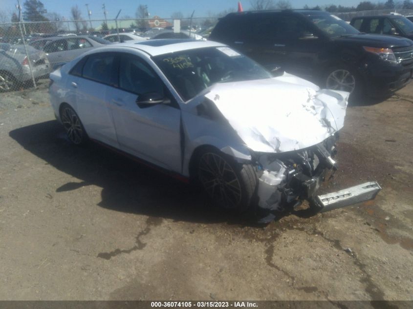 2022 HYUNDAI ELANTRA N VIN: KMHLW4AK1NU008669
