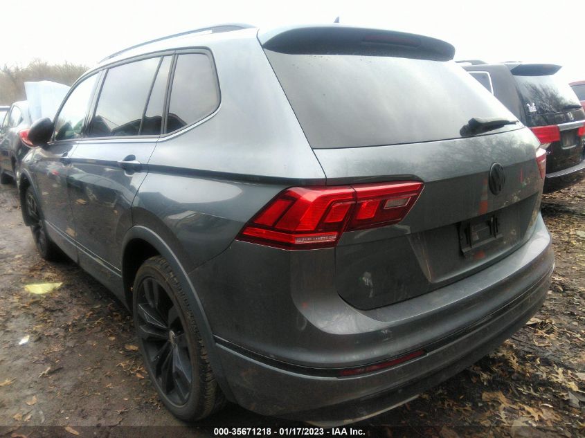 2021 VOLKSWAGEN TIGUAN SE/SE R-LINE BLACK/SEL VIN: 3VV2B7AX0MM088883
