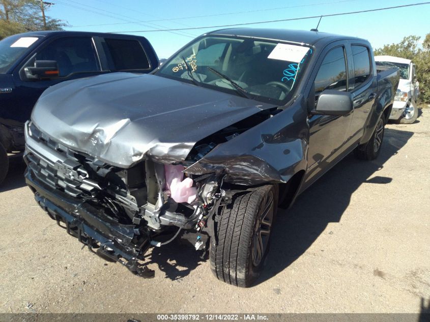 2022 CHEVROLET COLORADO 2WD WORK TRUCK VIN: 1GCGSBEA2N1300243