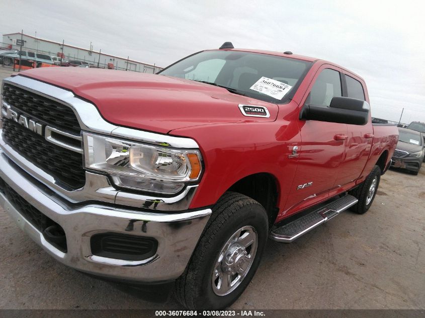 2022 RAM 2500 BIG HORN VIN: 3C6UR5DL9NG103257