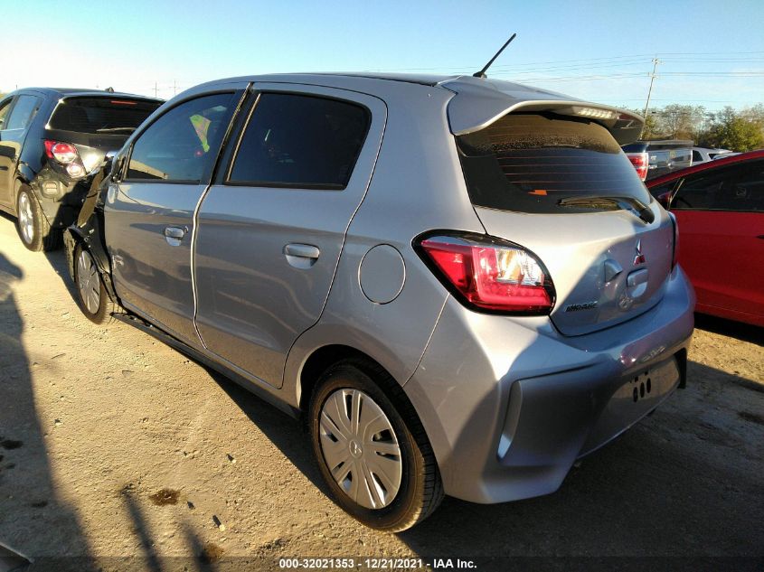 2021 MITSUBISHI MIRAGE ES/LE/CARBONITE EDITION VIN: ML32AUHJ8MH001952