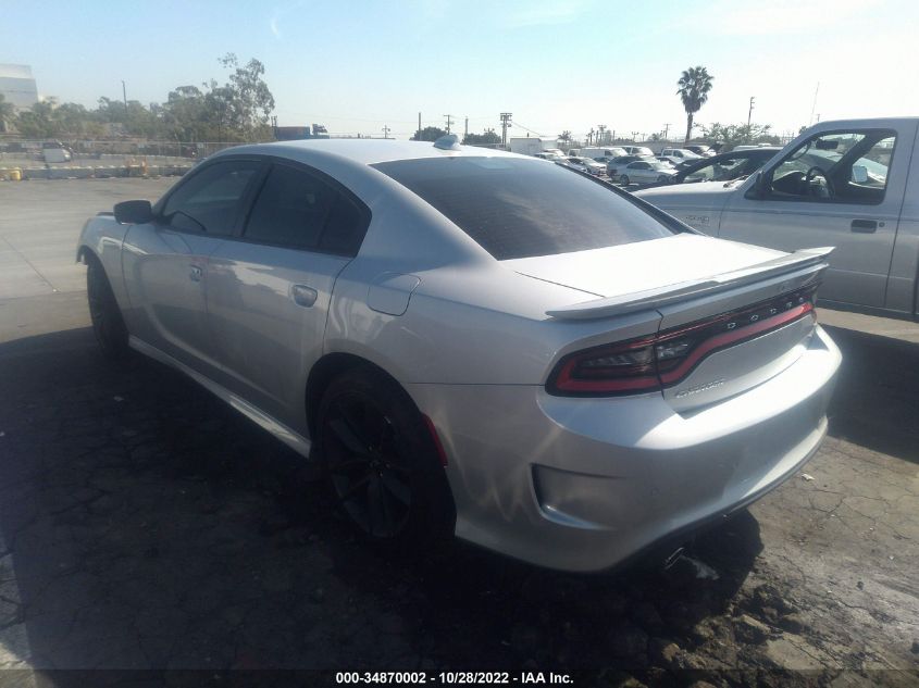 2022 DODGE CHARGER GT VIN: 2C3CDXHG5NH148549