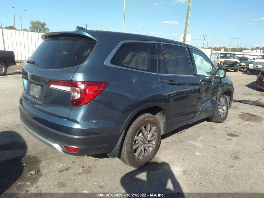 2021 HONDA PILOT EX-L VIN: 5FNYF5H50MB026006