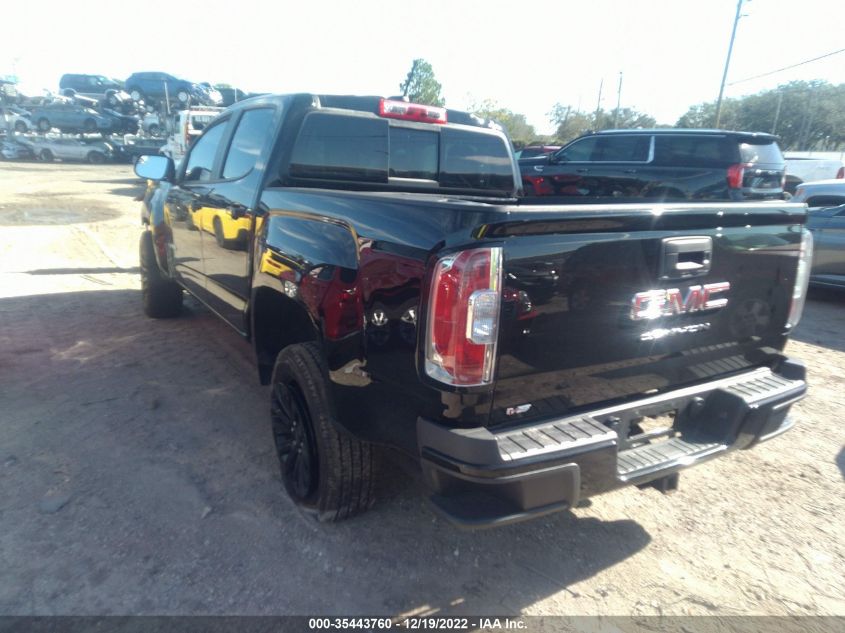 2022 GMC CANYON 2WD ELEVATION VIN: 1GTG5CEN5N1222198