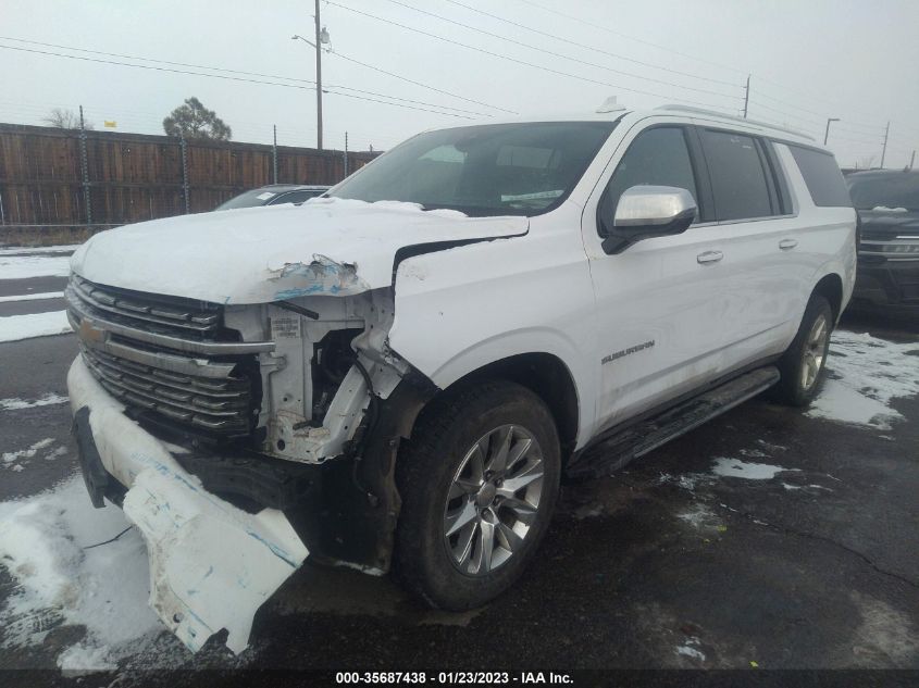 2022 CHEVROLET SUBURBAN PREMIER VIN: 1GNSKFKD3NR137370