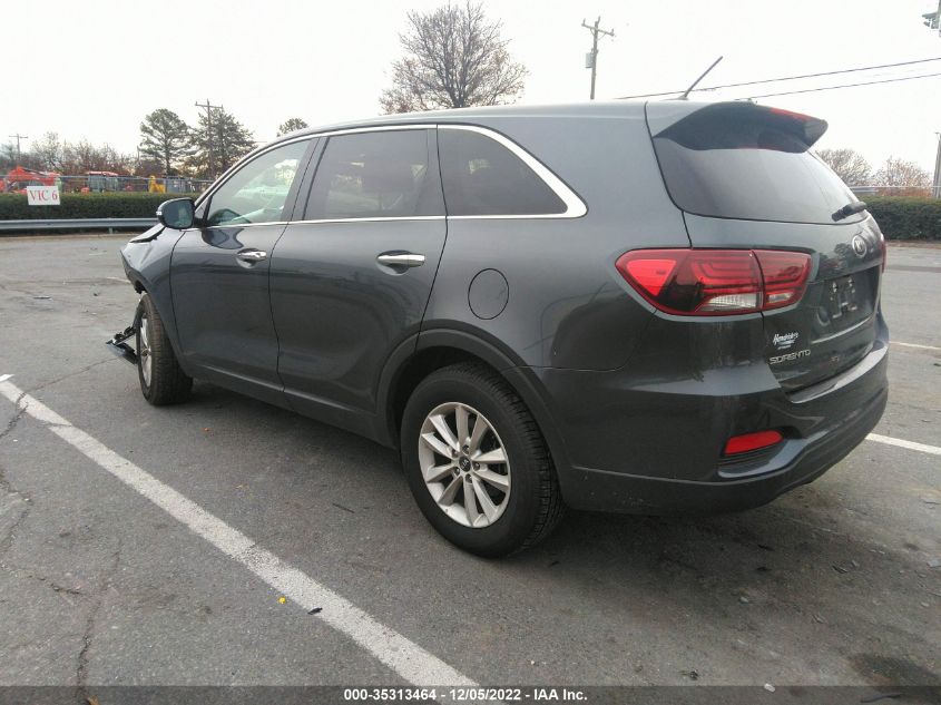 2020 KIA SORENTO LX V6 VIN: 5XYPG4A50LG683439