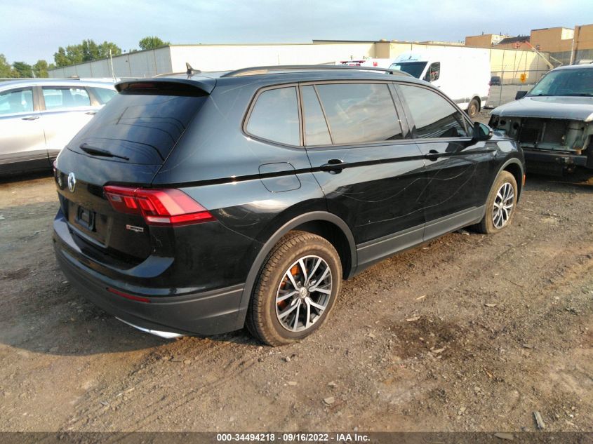 2021 VOLKSWAGEN TIGUAN S VIN: 3VV0B7AXXMM043473