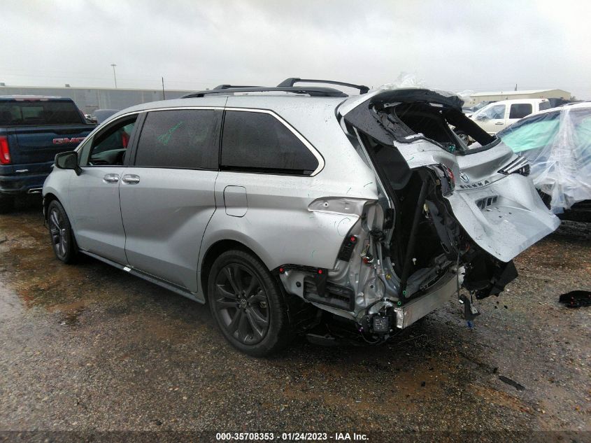 2022 TOYOTA SIENNA XSE VIN: 5TDDRKEC9NS079744