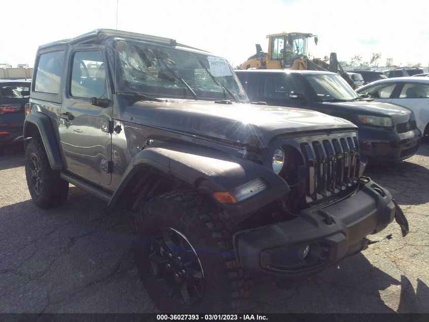 2022 JEEP WRANGLER WILLYS SPORT VIN: 1C4GJXAN2NW176471