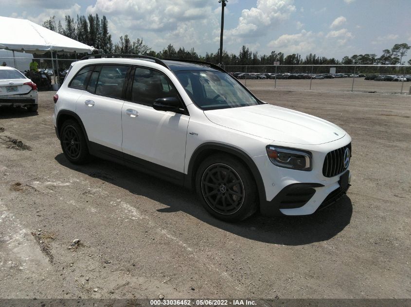 2021 MERCEDES-BENZ GLB AMG GLB 35 VIN: W1N4M5BB9MW115726