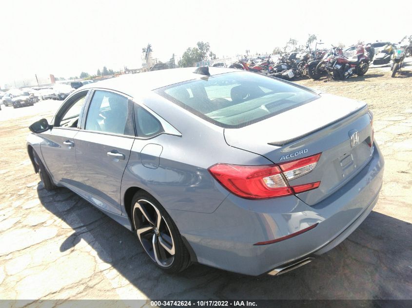 2021 HONDA ACCORD SPORT SE VIN: 1HGCV1F45MA007655