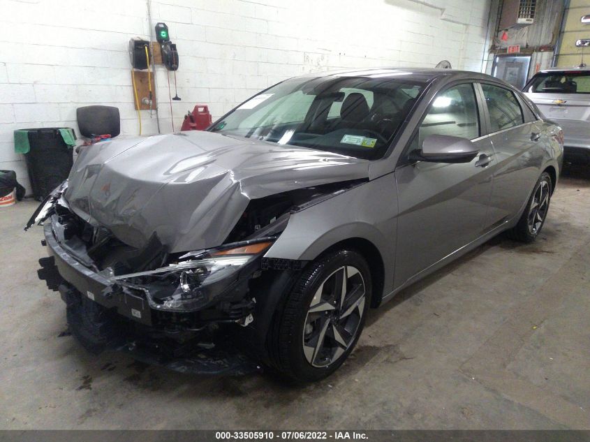 2021 HYUNDAI ELANTRA SEL VIN: KMHLN4AG8MU126523