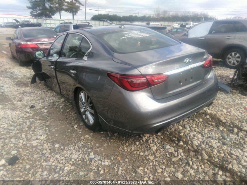 2022 INFINITI Q50 LUXE VIN: JN1EV7BP1NM310140
