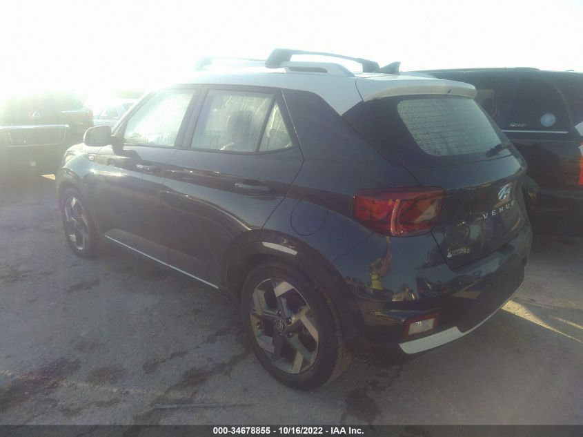 2021 HYUNDAI VENUE DENIM VIN: KMHRC8A36MU128579