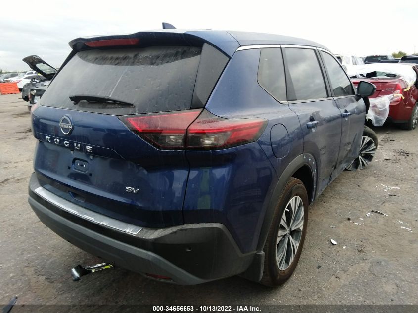 2022 NISSAN ROGUE SV VIN: 5N1BT3BA4NC675570