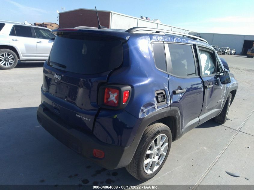 2021 JEEP RENEGADE SPORT VIN: ZACNJCAB1MPM16866