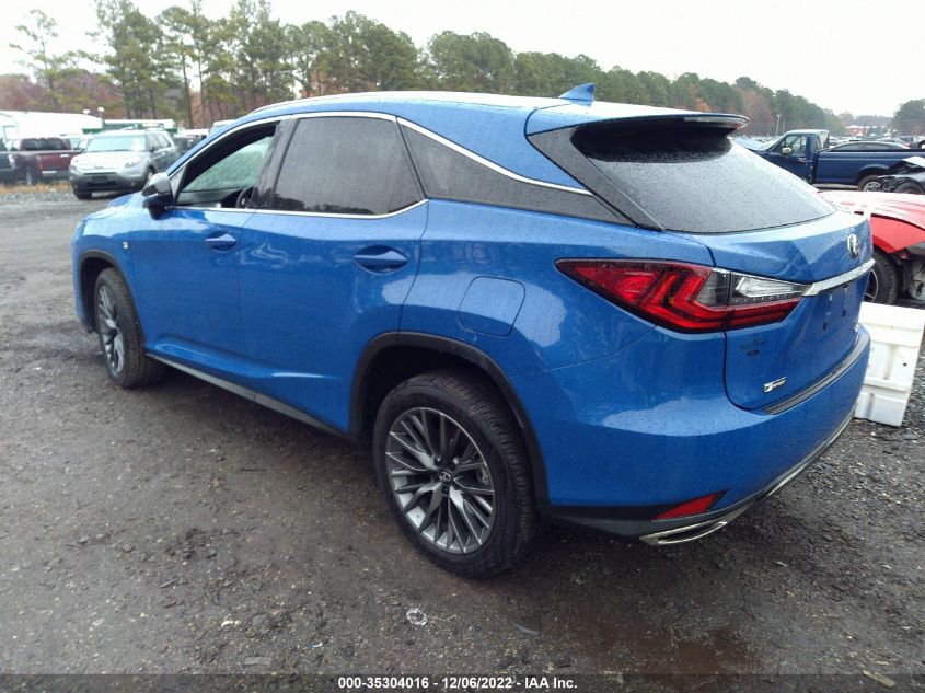 2022 LEXUS RX VIN: 2T2SZMDA7NC313581