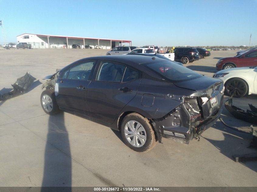 2022 NISSAN VERSA S VIN: 3N1CN8DV2NL821360