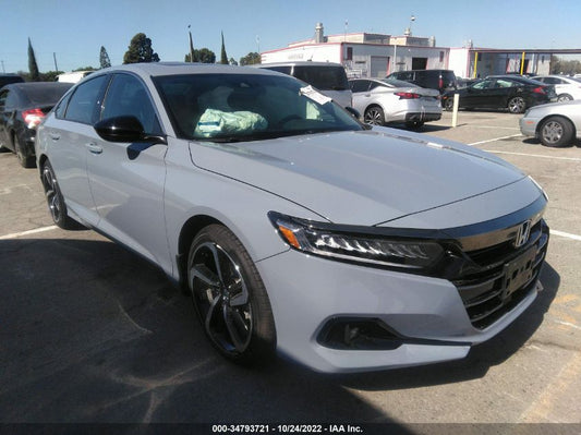 2022 HONDA ACCORD SEDAN SPORT VIN: 1HGCV2F35NA016435