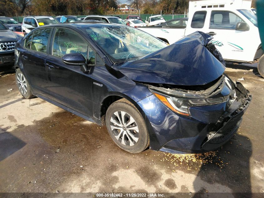 2021 TOYOTA COROLLA HYBRID LE VIN: JTDEAMDE1MJ009967