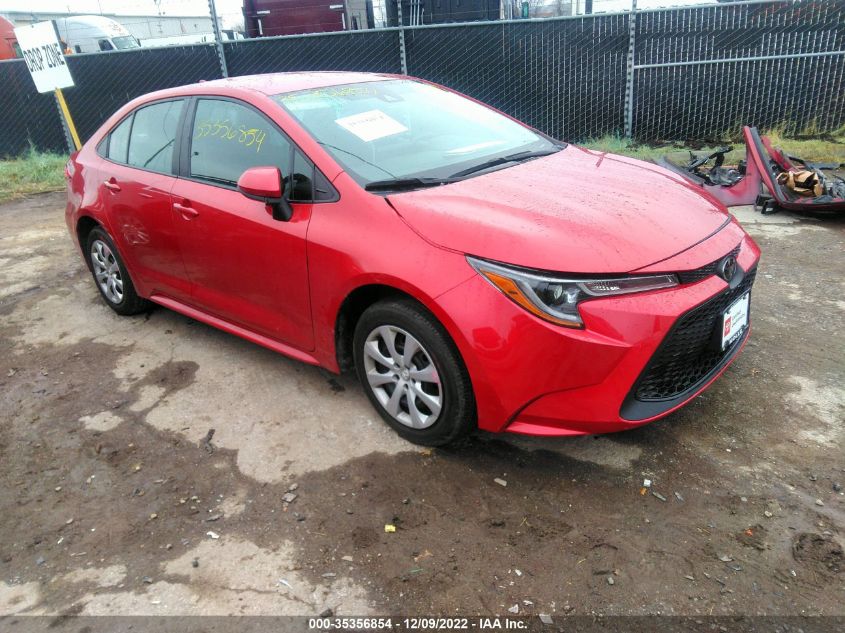 2021 TOYOTA COROLLA LE VIN: 5YFEPMAE7MP226812