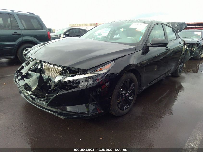 2021 HYUNDAI ELANTRA SEL VIN: 5NPLM4AG5MH018393
