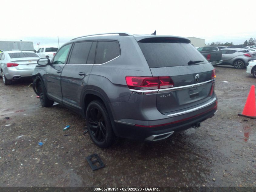2021 VOLKSWAGEN ATLAS 3.6L V6 SEL VIN: 1V2BR2CA2MC529032