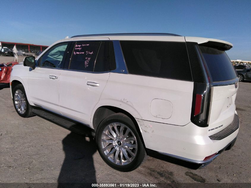 2022 CADILLAC ESCALADE PREMIUM LUXURY VIN: 1GYS3CKL7NR157286
