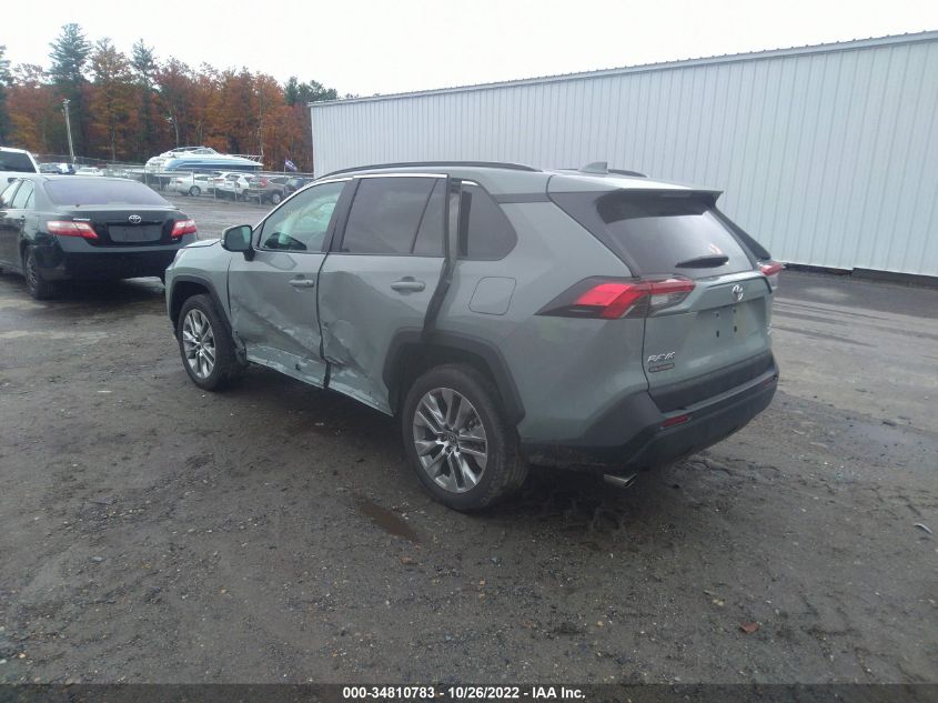 2022 TOYOTA RAV4 XLE PREMIUM VIN: 2T3A1RFV1NW266641