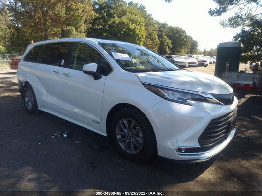 2021 TOYOTA SIENNA XLE VIN: 5TDYSKFC7MS032456