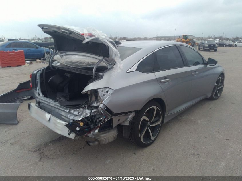 2022 HONDA ACCORD SEDAN SPORT VIN: 1HGCV1F31NA063679