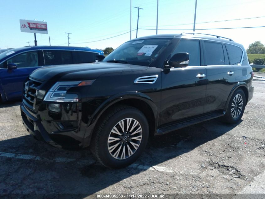2022 NISSAN ARMADA SL VIN: JN8AY2BB1N9814415