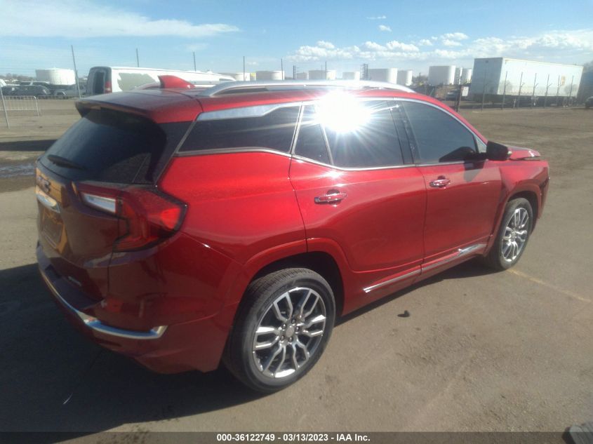 2022 GMC TERRAIN DENALI VIN: 3GKALXEV2NL169007