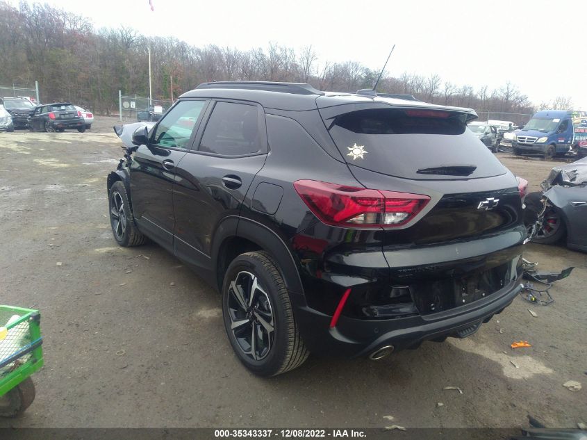 2022 CHEVROLET TRAILBLAZER RS VIN: KL79MUSL8NB082272