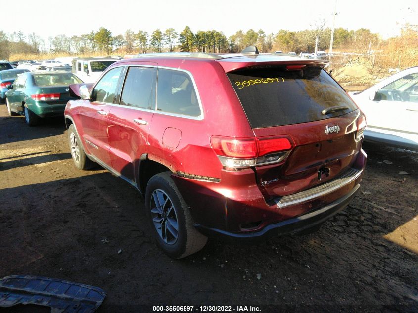2020 JEEP GRAND CHEROKEE LIMITED VIN: 1C4RJFBG7LC303734