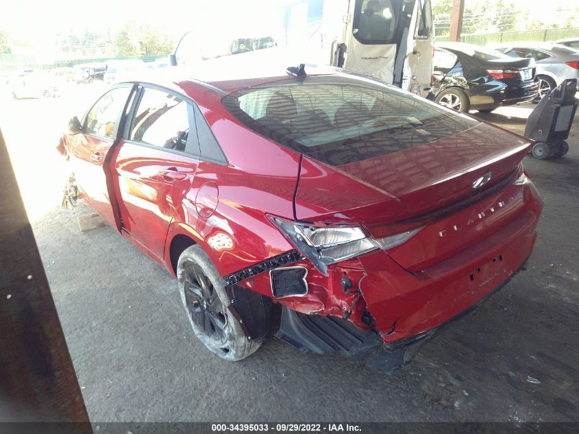 2022 HYUNDAI ELANTRA SEL VIN: KMHLM4AG8NU283876