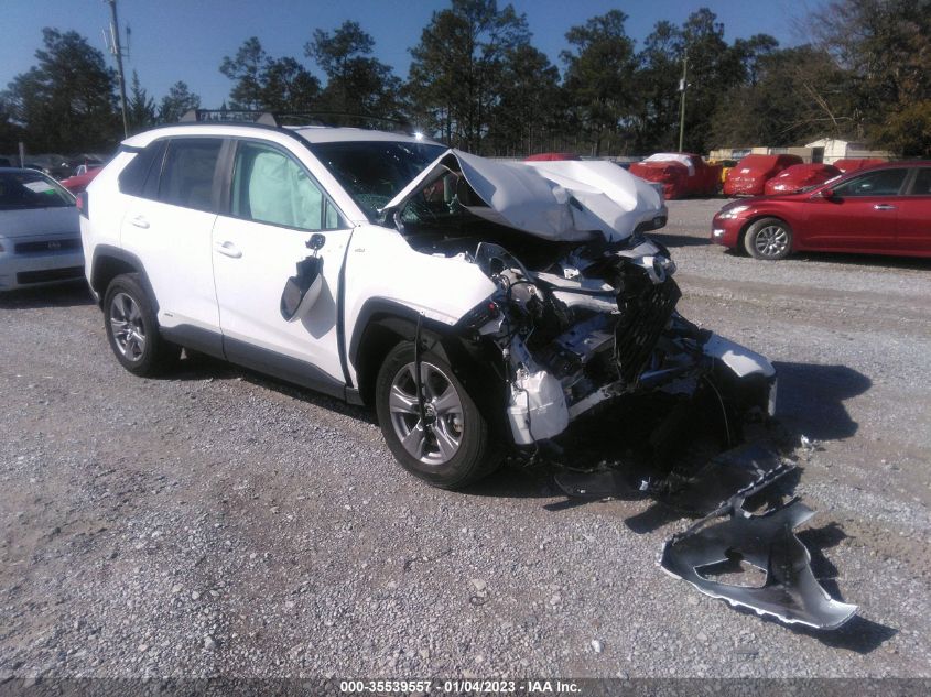 2022 TOYOTA RAV4 HYBRID XLE VIN: 4T3RWRFV2NU058658