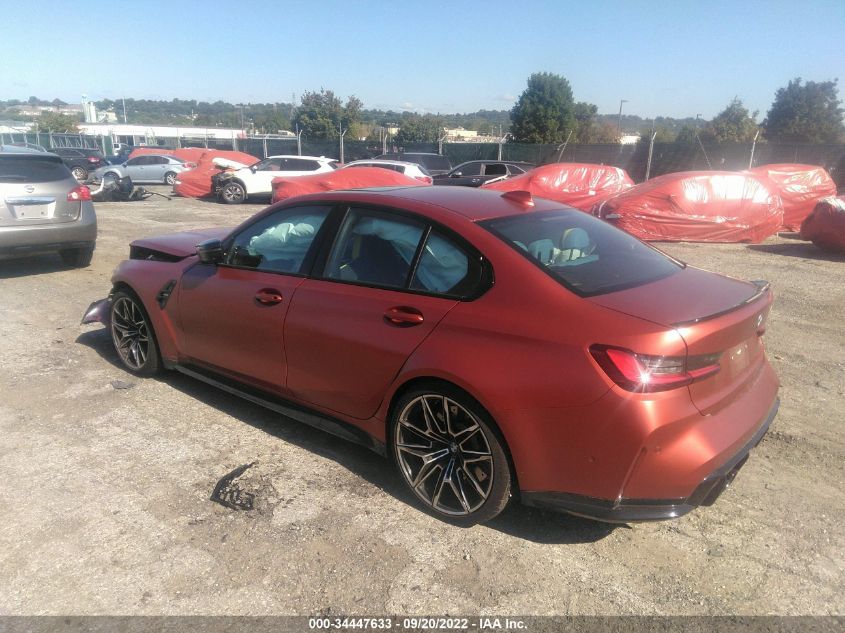 2022 BMW M3 VIN: WBS53AY05NFM22186