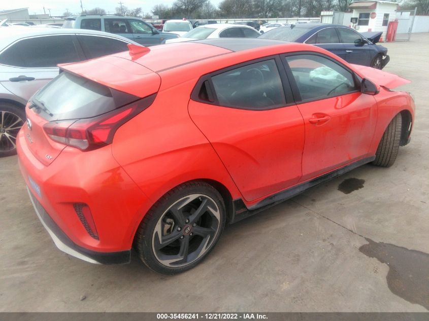 2021 HYUNDAI VELOSTER TURBO VIN: KMHTH6AB3MU032718