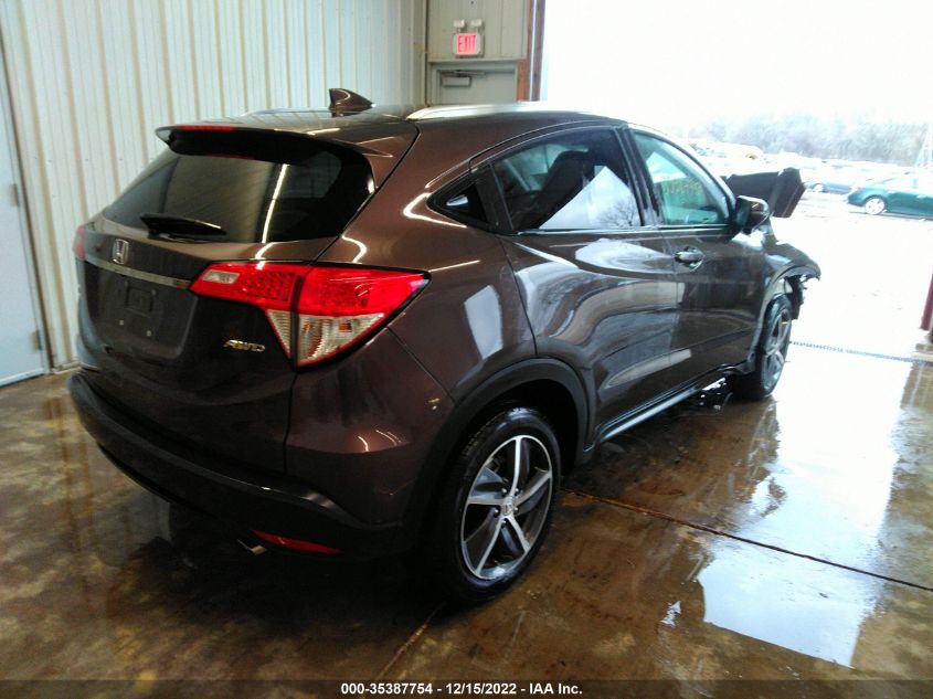 2022 HONDA HR-V EX VIN: 3CZRU6H59NM722600
